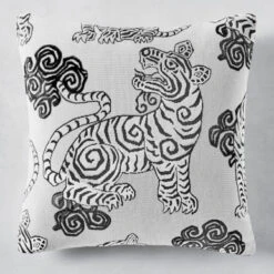Bengali Pillow 22" - Black -Zgallerie 040830797 35301.1690299817.386.513