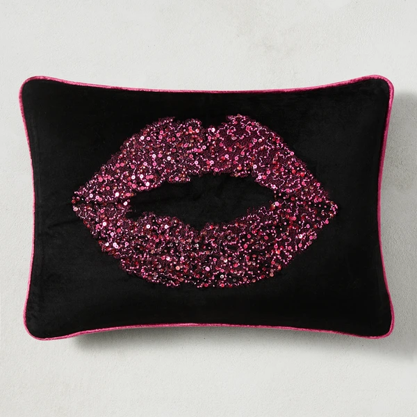 Kiss Lumbar Pillow - Fuchsia 3 Kiss Lumbar Pillow - Fuchsia