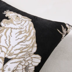 Senshi Tiger Pillow 22" - Black -Zgallerie webimage 040175249 DTL1