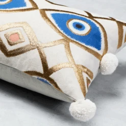 Nikki Chu - Evil Eye Lumbar Pillow -Zgallerie webimage 040227762 DTL