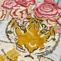 Jungle Queen Pillow 22" - Cerulean -Zgallerie webimage 040266356 DTL2