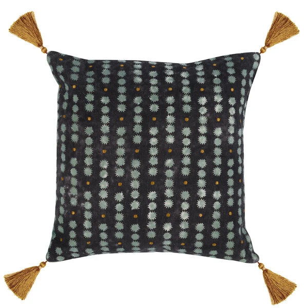 Claire Pillow 22" - Aqua 3 Claire Pillow 22" - Aqua