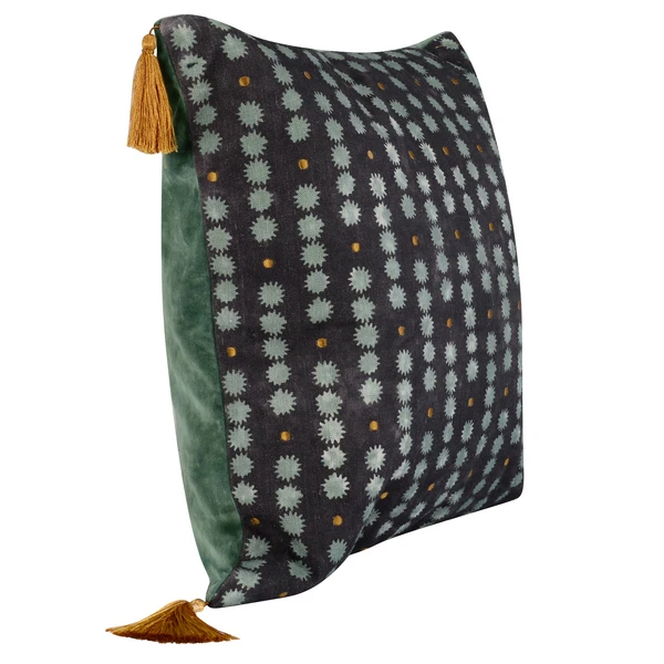 Claire Pillow 22" - Aqua 5 Claire Pillow 22" - Aqua - Image 3