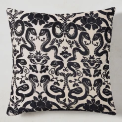 Giardino Pillow 22" - Black -Zgallerie webimage 040445830 ALT