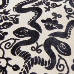 Giardino Pillow 22" - Black -Zgallerie webimage 040445830 DTL1