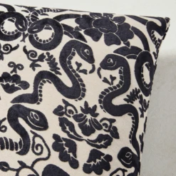 Giardino Pillow 22" - Black -Zgallerie webimage 040445830 DTL2