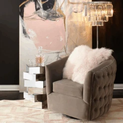 Mongolian Pillow 22" - Blush -Zgallerie webimage 040936538 rv2 jpg