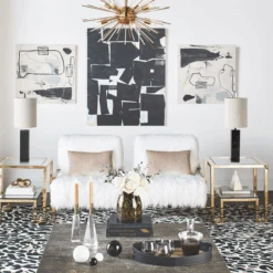 Javari Rug - Black/Ivory 9 Javari Rug - Black/Ivory -Zgallerie webimage 044005767 rv1 jpg