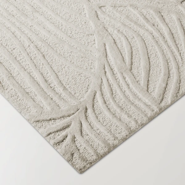 Palm Rug - Ivory 4 Palm Rug - Ivory - Image 2