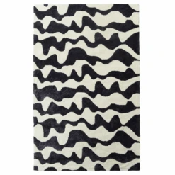 Quinn Rug - Ivory/Black -Zgallerie webimage 044117026 2 jpg