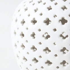 Ceramic Filigree Jar 8 Ceramic Filigree Jar -Zgallerie webimage 160105612 DTL