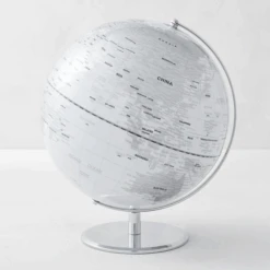 World Globe - White