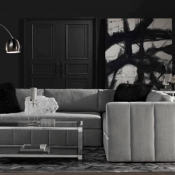 Selenite Slab On Metal Stand -Zgallerie webimage 160184955 rv7 jpg