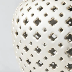 Ceramic Filigree Jar 7 Ceramic Filigree Jar -Zgallerie webimage 160195425 DTL