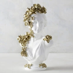 Gold Floral Bust