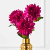 Fuchsia Open Dahlia - Set Of 3 -Zgallerie webimage 162105404