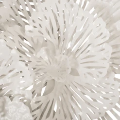 Flower Wall Decor - White 12 Flower Wall Decor - White -Zgallerie webimage 162135953 3 jpg