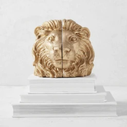Lion Head Bookends -Zgallerie webimage 186978356 1 jpg