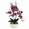 Faux Orchid Amethyst With Pot 1 Faux Orchid Amethyst With Pot -Zgallerie webimage 207150086 jpg