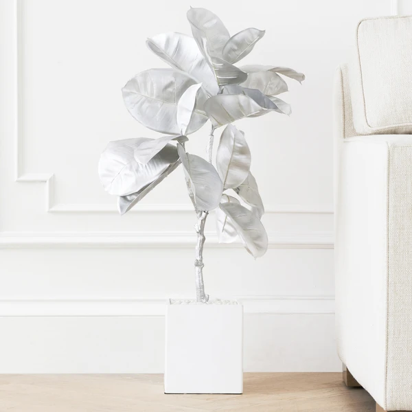 Faux Banana Leaf In Pot 4 Faux Banana Leaf In Pot - Image 2