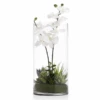 Faux Potted Orchid With Succulents -Zgallerie webimage 207818656 jpg
