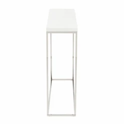 Cory Console Table - White/Silver -Zgallerie webimage 602994963 ALT2