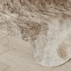 Augusto Hair On Cowhide Rug - Light Brown 7 Augusto Hair On Cowhide Rug - Light Brown -Zgallerie webimage 620002651 2 jpg