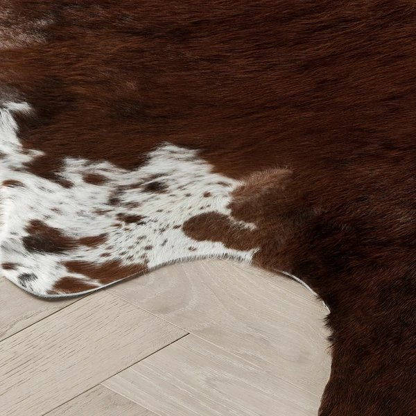 Augusto Hair On Cowhide Rug - Dark Brown 5 Augusto Hair On Cowhide Rug - Dark Brown - Image 3