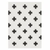 Amina Rug - White/Black -Zgallerie webimage 620085038 jpg