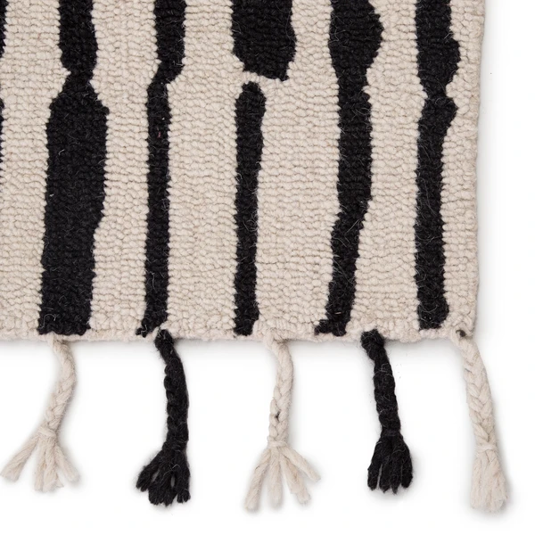 Nikki Chu - Talia Rug - Black/White 4 Nikki Chu - Talia Rug - Black/White - Image 2