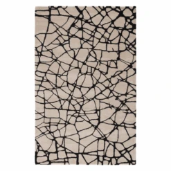Nikki Chu - Zuri Rug - Birch/Black