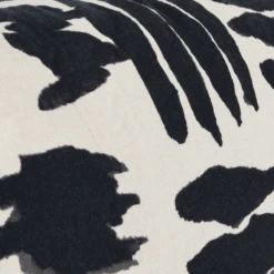 Zahli Lumbar Pillow - Black/Natural 11 Zahli Lumbar Pillow - Black/Natural -Zgallerie webimage 620391592 detail