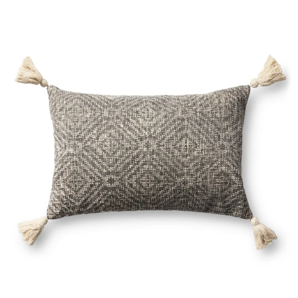 Felicity Lumbar Pillow - Charcoal 3 Felicity Lumbar Pillow - Charcoal