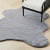 Lapin Animal Shaped Rug - Grey 2 Lapin Animal Shaped Rug - Grey -Zgallerie webimage 620607429 620607430