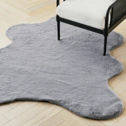 Lapin Animal Shaped Rug - Grey