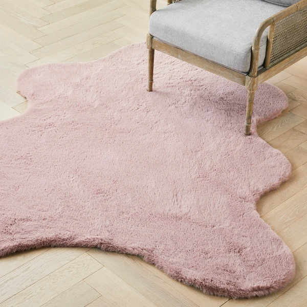 Lapin Animal Shape Rug - Blush 3 Lapin Animal Shape Rug - Blush