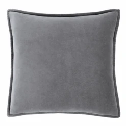 Velvet Pillow 20" - Charcoal 10 Velvet Pillow 20" - Charcoal -Zgallerie webimage 620721134 SIL