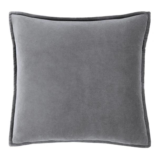 Velvet Pillow 20" - Charcoal 6 Velvet Pillow 20" - Charcoal - Image 4