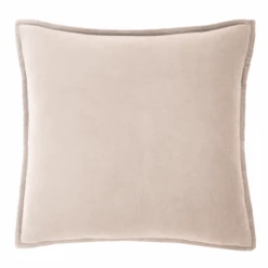 Velvet Pillow 20" - Light Beige -Zgallerie webimage 620721142 SIL