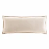 Long Velvet Lumbar Pillow - Light Beige 1 Long Velvet Lumbar Pillow - Light Beige -Zgallerie webimage 620721144 SIL
