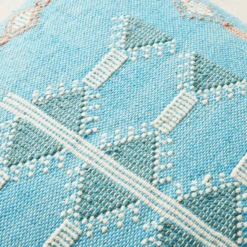 Arlo Pillow 18" - Turquoise -Zgallerie webimage 620877551 DTL