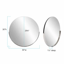 Dante Round Mirror -Zgallerie webimage 621033076 DIM