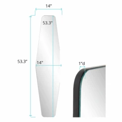 Eberton Frameless Mirror -Zgallerie webimage 621071744 dim