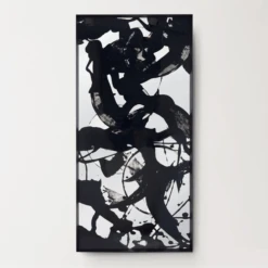 Mantra Art On Floor Mirror