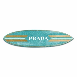 Aqua And Gold Milan Surfboard -Zgallerie webimage 630428193