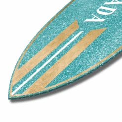 Aqua And Gold Milan Surfboard -Zgallerie webimage 630428193 DTL
