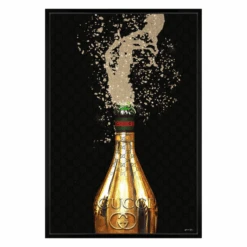 Italian Champagne - Embellished Canvas -Zgallerie webimage 630472351 630433991 SIL