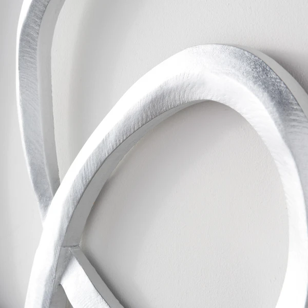Infinity 2 Wall Decor - Silver 4 Infinity 2 Wall Decor - Silver - Image 2