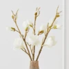 Faux Magnolia Stem - Set Of 3 2 Faux Magnolia Stem - Set Of 3 -Zgallerie webimage 999201266